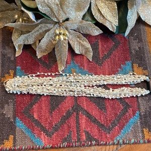 Beaded off white necklace